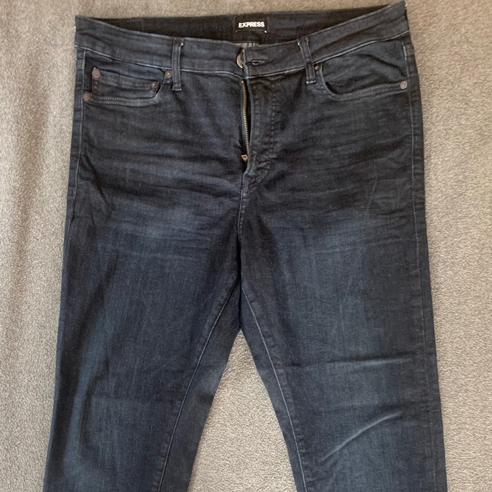 Express “Slim” Dark Wash Blue Jeans